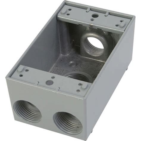 add outlet junction box|1 gang electrical outlet box.